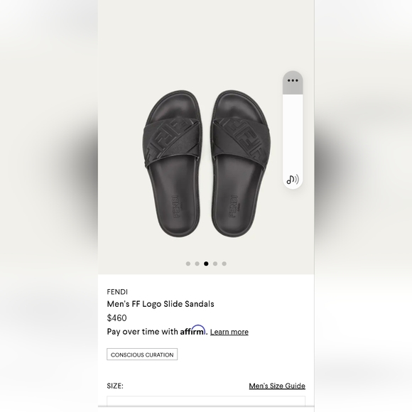 FENDI slides - Picture 3 of 3